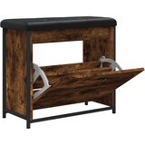  Klupa za cipele s preklopnom ladicom boja hrasta 62x32x56 cm | shoptok.hr