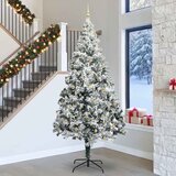 VidaXL Božićno drvce s ukrasnim gudačkim svjetlima Bijelo 300 cm PVC VidaXL Božićno drvce s ukrasnim gudačkim svjetlima Bijelo 300 cm PVC Slike