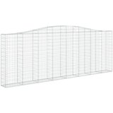  Lučne gabionske košare 2 kom 400x30x140/160cm pocinčano željezo | shoptok.hr