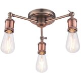  Endon 76124 - Spot svetiljka HAL 3xE27/10W/230V mat hrom/bakrena | Eponuda.com