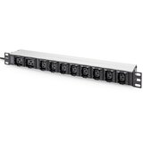 Digitus Socket Strip with Aluminum Profile, 10-way, 2 m cable IEC C20 plug | shoptok.hr