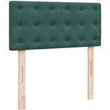 vidaXL okvir kreveta s madraca tamnozeleni 90x200cm baršunasti | shoptok.hr