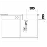Blanco sudoper ZIA XL 6 S SILGRANIT ANTRACIT, s dalj. upr. | shoptok.hr