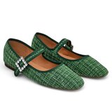 Resti Women's checkered ballet flats with a buckle and strap Riffos | shoptok.hr