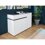 Voleo komoda, antracit, bela | Shoptok.si