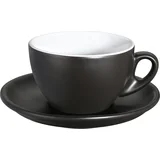 Skodelica za cappuccino ROMA - mat črna