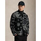 Polo Ralph Lauren Prehodna jakna črna / bela | Shoptok.si