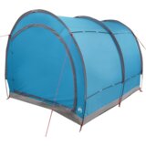 vidaXL Šotor za shranjevanje koles s streho Modra 256 x 222 x 182 cm | Shoptok.si