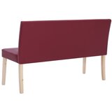  Klupa od umjetne kože 139,5 cm crvena boja vina | Eponuda.ba