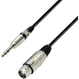 Adam Hall K3BFV0100 XLR priklučni konektor [1x ženski konektor XLR - 1x 6\,3 mm banana moški konektor] 1.00 m črna, (20429713) | Shoptok.si