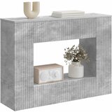  Konzolna stolica Prugasti Betonsko Siva 101 x 29 x 74 cm | shoptok.hr