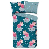 Good Morning Modrozelena bombažna otroška posteljnina za otroško posteljico 120x150 cm Princesse – | Shoptok.si