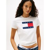 Tommy Jeans Majica mornarska / rdeča / bela | Shoptok.si