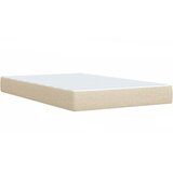  Krevet s oprugama i madracem krem 120 x 200 cm od tkanine | shoptok.hr
