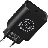  Obal Me stenski polnilec z enim USB-C vhodom 20W črne barve Cene