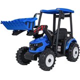 Traktor na akumulator s prikolicom MEGA D68 - plavi | shoptok.hr