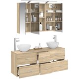  Set namještaja za kupaonicu 4 kom. Hrast sonoma | shoptok.hr