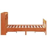  Krevet s regalom za knjige bez madraca 150x200 cm od borovine | shoptok.hr
