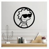 Wallity Zidna dekoracija Simpson 5, 33x33cm, Crna | Eponuda.ba