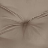  Blazina za kavč iz palet taupe 60x61,5x10 cm blago, (20657245) | Shoptok.si