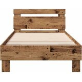  Krevetna konstrukcija s uzglavljem Staro drvo 203 x 95 x 70 cm | Eponuda.com