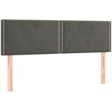  LED uzglavlje tamnosivo 144x5x78/88 cm baršunasto | shoptok.hr