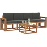  Set vanjskih sofa 5 kom. Prirodna i antracit | shoptok.hr