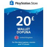 Sony playstation dopuna - psn store 20 funti (uk) wallet gift card / digital Cene