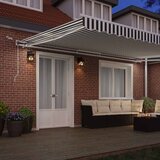 Tenda na automatsko uvlačenje LED antracit i bijela 500x300 cm | Eponuda.com