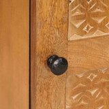 vidaXL Strani šal Svetlo rjava 33,5 x 40 x 75 cm | Shoptok.si