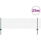  Zavarena žičana ograda s 11 U postova Zelena 0.6x25 m Čelik | shoptok.hr