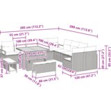 vidaXL set vrtnih sofa s jastučićima Bež poli ratan akacija, dvosed vrtna sofa s jastučićima Bež poli ratan, set vrtnog blagovanja s jastučićima Bež poli ratan akacija | shoptok.hr