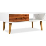  Klubska mizica iz trdnega akacijevega lesa 90x50x40 cm | Shoptok.si