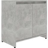 Maison Chic Kopalniška omarica - Kopalniški kabinet betonsko siva 60x33x61 cm iverna plošča, (21794608) Cene
