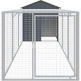  Kavez za kokoši s igralištem antracit 117x405x123 cm čelični | Shoptok.si