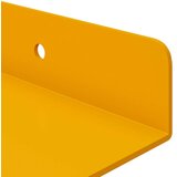  Ležeča polica 4 pcs Gorčična rumena 100 x 9 x 2,5 cm Jeklo, (5000200975) | Shoptok.si
