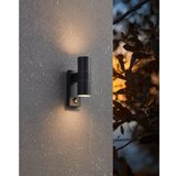Eglo Riga 5 vanjska zidna/2, led, gu10, 2x3w, sa senzorom, čelik/antracit | shoptok.hr
