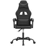  Igraća stolica od umjetne kože crna | shoptok.hr