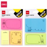 Deli STIKER BLOK NEON, SET 50 LISTA MIX BOJE EA55502 | ePonuda.com