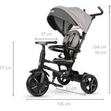 Qplay tricikl za decu Rito Star Grey, 10m+