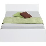 CARRYHOME POSTELJA 140 cm x 200 cm , leseni material bela | Shoptok.si