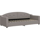  Dnevni krevet na razvlačenje smeđesivi 80 x 200 cm od tkanine | shoptok.hr