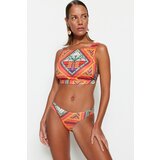 Trendyol Bikini Bottom - Orange - Ethnic pattern Cene
