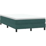 Box Spring krevet bez madraca tamnozeleni 120x210 cm samt | shoptok.hr