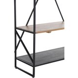 MID.YOU REGAL 95/180/35 cm naravne barve, črna | Shoptok.si