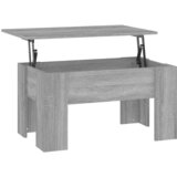  Stolić za kavu siva boja hrasta 79x49x41 cm konstruirano drvo | shoptok.hr