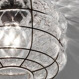  siru - plafonsko svetlo terra 1xE27/60W/230V crna/prozirno venecijansko staklo | Eponuda.com