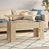 vidaXL Klubska mizica sonoma hrast 101x49x52 cm konstruiran les Cene