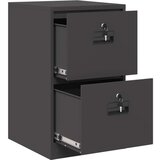 Kabinet za datoteke s predalom s polico Črna 44 x 50 x 106.5 cm, (5000113145) | Shoptok.si
