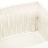  Vrtni stol boja bijeli 53 x 53 x 40 cm plastični | shoptok.hr
